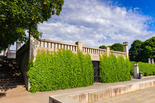 It's Architecture of the Frogner park, Oslo, Norway