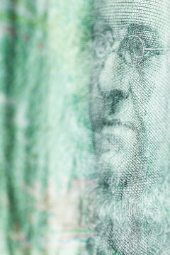 Obverse of Norwegian banknote with a denomination of 50 Norwegian kroner. The 50 kroner note (1997) portrays Peter Christen Asbj&oslash;rnsen.