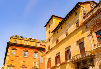 Architecture of the Historic Center of Rome, Italy