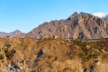 It's Great Wall of China. One of the Seven Wonders of the world. UNESCO World Heritage Site