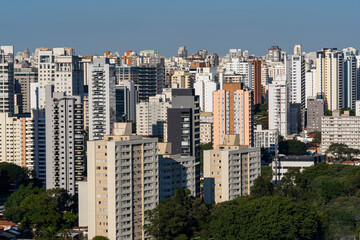 Fototapeta na wymiar Buildings in Sao Paulo, Brazil. South America.