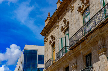 Fototapeta na wymiar Architecture of the Old Havana. UNESCO World Heritage
