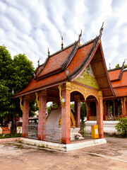 Obraz premium It's Vat sen, one of the Buddha complexes in Luang Prabang which is the UNESCO World Heritage city