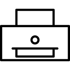 Obraz premium printer unit icon