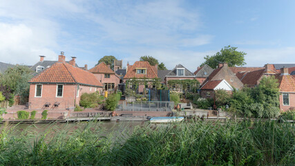 Fototapeta na wymiar The Village of Winsum, The Netherlands