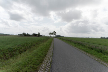 Fototapeta na wymiar Landscape in Groningen, The Netherlands