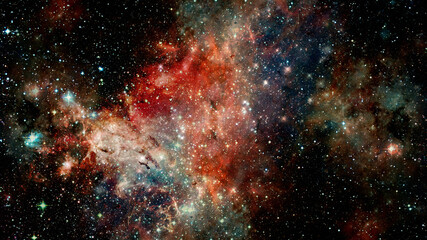 Fototapeta na wymiar Star birth in the extreme. Elements of this image furnished by NASA