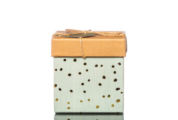 Colorful gift box with a lid