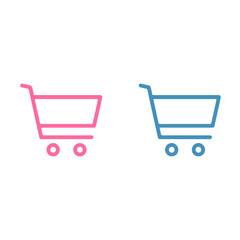Shopping Cart Icon. Vector shopping cart Icon. Shopping cart illustration for web, mobile apps. Shopping cart trolley icon vector EPS 10