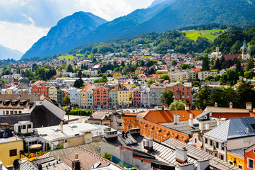 Fototapeta na wymiar It's Panorama of Innsbruck, Austria, federal state of Tyrol (Tirol)