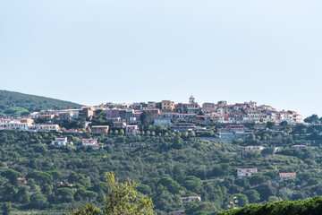 Fototapeta na wymiar Village landscape in Capoliveri, Elba island