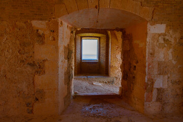 Fototapeta na wymiar Santa Cruz fort of Oran, a coastal city of Algeria