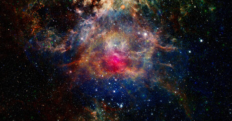 Fototapeta na wymiar Galaxy future. Elements of this image furnished by NASA