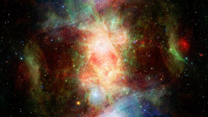 Space many light years far away. Elements of this image furnished by NASA