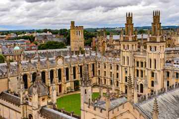 Fototapeta na wymiar All souls College, Oxford, England.