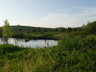 Obraz premium landscape with river