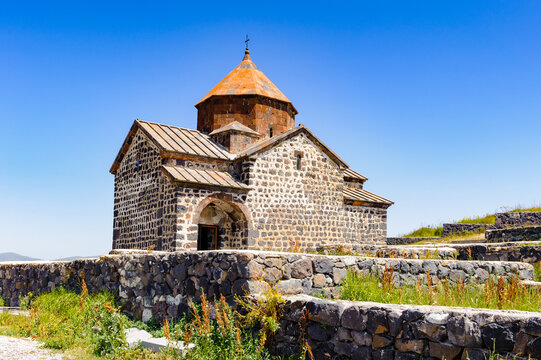 It's Sevanavank (Sevan Monastery), a monastic complex located on a shore of Lake Sevan in the Gegharkunik Province of Armenia