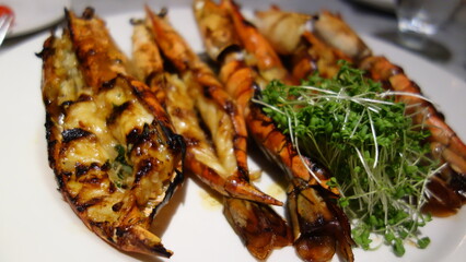 Char-Grilled Tiger Prawns