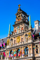 It's City hall of Antwerp at the Markt Square in Antwerp, Belgium