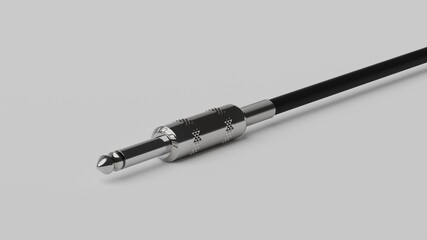 3D  cable jack abstract wallpaper background