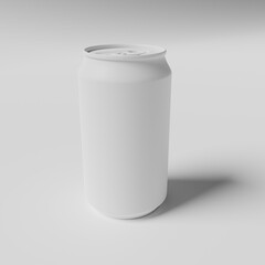 3D aluminum metal can