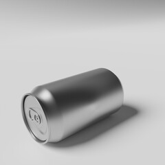 3D aluminum metal can