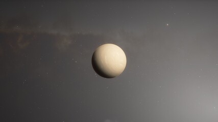 Cosmic landscape, beautiful science fiction wallpaper with endless deep space. 3D render © ANDREI