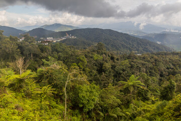 Landscape of the Cameron Highlands, Malaysia