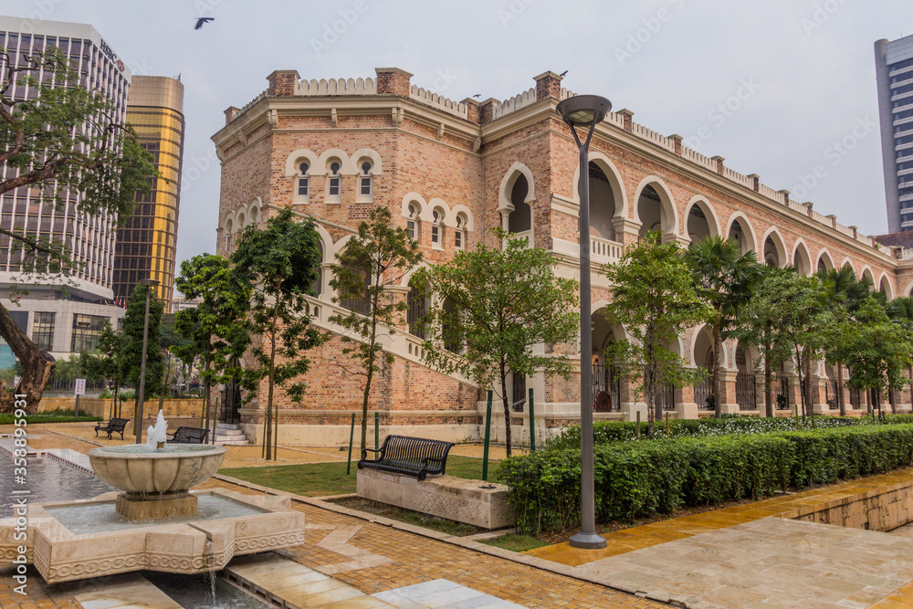 Wall mural Sultan Abdul Samad Building in Kuala Lumpur, Malaysia