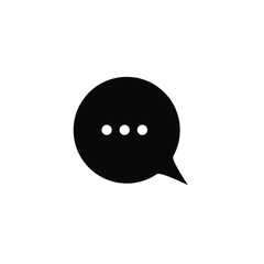 Icon bubble speech design template