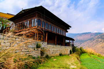Fototapeta na wymiar Beautiful nature of Bhutan, Asia