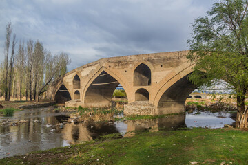 Fototapeta na wymiar Mir Baha-e Din (Mir Baha'addin) bridge in Zanjan, Iran