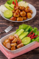Thai northeastern sausages