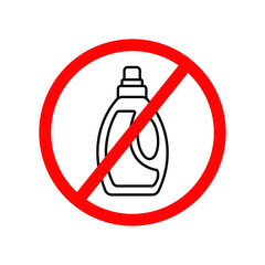 No plastic sign icon