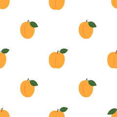 Apricot. Seamless Vector Patterns 