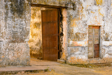 Fototapeta premium Ruins of Bolama, the former capital of Portuguese Guinea