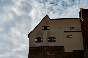 Architecture of Nuremberg, the largest in town in Franconia, Bavaria state, Germany