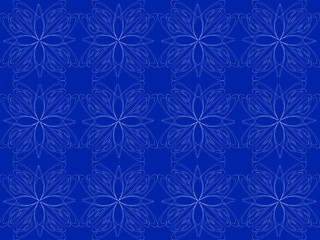 Seamless pattern design with floral background elements, beautiful ornaments, black, white, orange, pink, red, green, yellow, blue, gray, purple