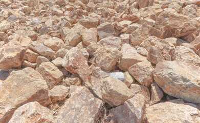 stone formation in the desert