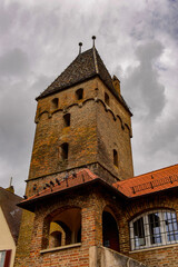 Fototapeta na wymiar Historical tower of Ulm, Baden-Wurttemberg, Germany