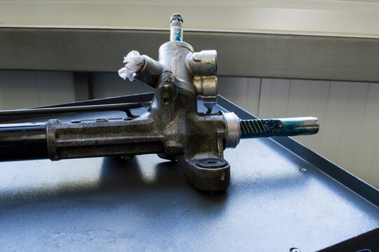 A fragment of the steering mechanism