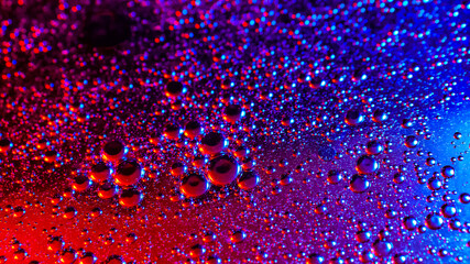water drops on glass
