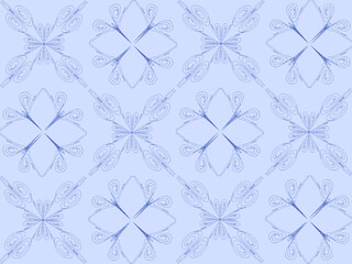 Seamless pattern design with floral background elements, beautiful ornaments, black, white, orange, pink, red, green, yellow, blue, gray, purple