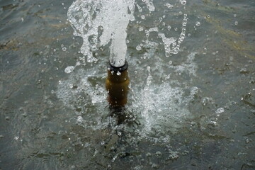 Splash water of Fountain in thailand