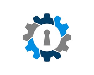 Gear repair with lock inside