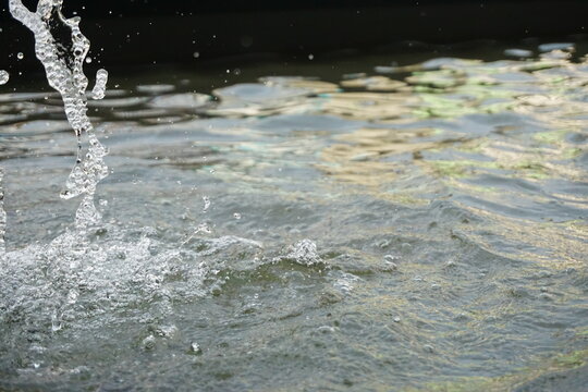 Splash water of Fountain in thailand © Gigi