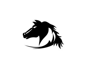 Head horse silhouette