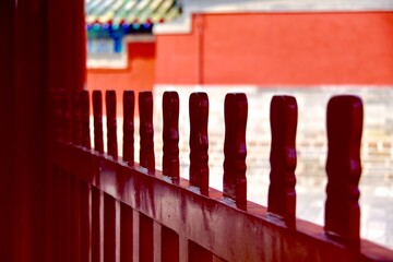 red fence