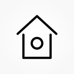 outline home icon for web and app