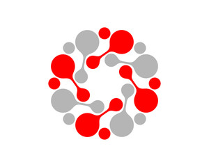 Abstract circle connection